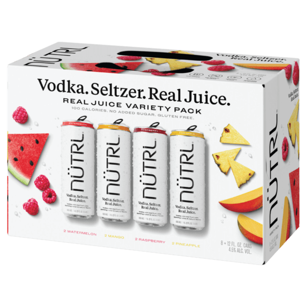 Nutrl Vodka Soda Fruit Variety Pack